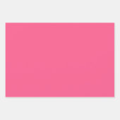 プレーンクリムゾンパセストロベリーピンクシェード3トーン ラッピングペーパーシート (正面3)