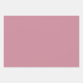 プレーンクリムゾンパセストロベリーピンクシェード3トーン ラッピングペーパーシート (正面2)