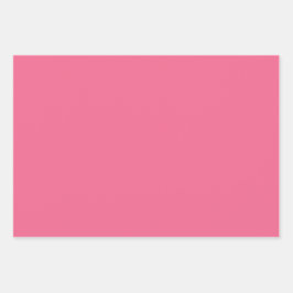 プレーンクリムゾンパセストロベリーピンクシェード3トーン ラッピングペーパーシート