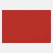 プレーンクリムゾンモルダンスピリットマルーンシェード3トーン ラッピングペーパーシート (正面2)