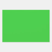 プレーンクレムリンライムイエローグリーンシェード3トーン ラッピングペーパーシート (正面2)