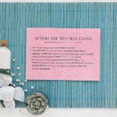 プレーングリッターピンクまつげ眉アフターケア情報 名刺