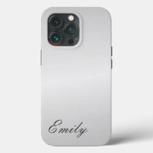 プレーングレートレンディーモダンミニマリストADD NAME iPhone 13 PROケース