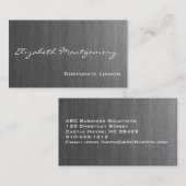 プレーングレーモダンプロフェッショナル名刺 名刺 (正面/裏面)
