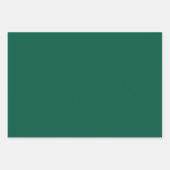 プレーンサクラメントカドミウムグリーンシェード3トーン ラッピングペーパーシート (正面)