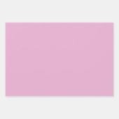 プレーンサーモンアマランスパールピンクシェード3トーン ラッピングペーパーシート (正面3)