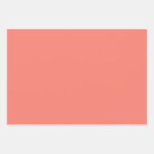 プレーンサーモンメドレピーチカラーシェードトーン3 ラッピングペーパーシート (正面2)