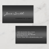 プレーンシェードオブグレープロフェッショナル名刺 名刺 (正面/裏面)