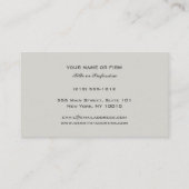 プレーンシック弁護士ジャスティススケールプロフェッショナル 名刺 (裏面)