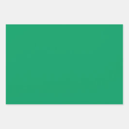 プレーンシャムロック顔料サップグリーンシェード3トーン ラッピングペーパーシート