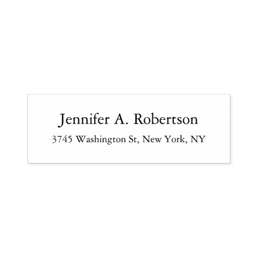 プレーンシンプルエレガントミニマクラシカルリスト セルフインキングスタンプ (デザイン)