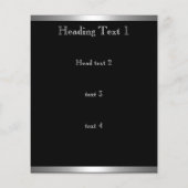 プレーンシンプルシルバー白黒モノグラム4D2 チラシ (裏面)