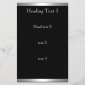 プレーンシンプルシルバー白黒モノグラム4D3 チラシ (裏面)