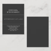 プレーンシンプルトレンディーグレー背景名刺 名刺 (正面/裏面)