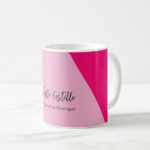 プレーンシンプルフェミニンミニマル書道 コーヒーマグカップ (正面右)