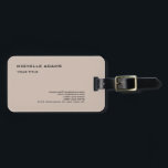 プレーンシンプルプロフェッショナルパモダンステルカラー ラゲッジタグ<br><div class="desc">このテンプレートは全カスタマイズてのプロフェッショナルの職業に合わせることができる。</div>