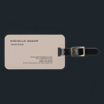 プレーンシンプルプロフェッショナルパモダンステルカラー ラゲッジタグ<br><div class="desc">このテンプレートは全カスタマイズてのプロフェッショナルの職業に合わせることができる。</div>