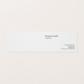 プレーンシンプルプロフェッショナルモダン 名刺 (外部フラット)