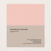 プレーンシンプルプロフェッショナルモダン 名刺 (外部フラット)