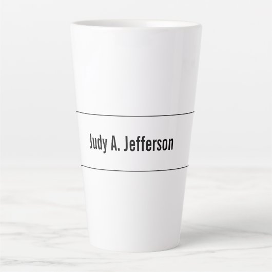 プレーンシンプルミニマクラシカルリスト カフェラテマグ (正面)