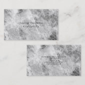 プレーンシンプルミニマルデザイングレー 名刺 (正面/裏面)