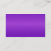 プレーンシンプル、エレガントパープルの名刺。 名刺 (裏面)