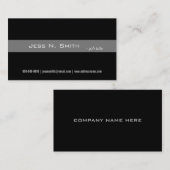 プレーンシンプル、ブエレガントラックの名刺。 名刺 (正面/裏面)
