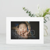 プレーンシンプルhelloフレームのフォト誕生 (スタンド正面)