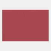 プレーンジャスパー日本のフカーレッドシェード3トーン ラッピングペーパーシート (正面2)