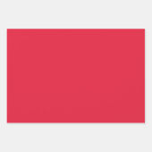 プレーンジャスパー日本のフカーレッドシェード3トーン ラッピングペーパーシート (正面)