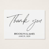 プレーンスクリプト結婚式の引き出物ラベル白 (裏面)