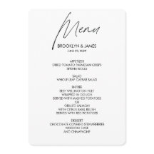 プレーンスクリプ結婚トのメニュー白