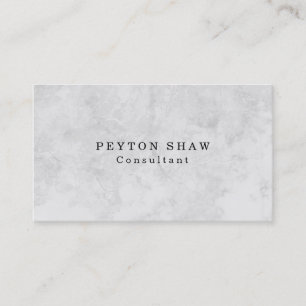 プレーンスタイリッシュシンプルグレイクラシカルプロフェッショナル 名刺