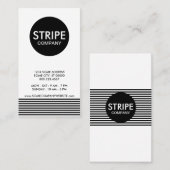 プレーンストライプ会社 名刺 (正面/裏面)