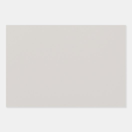 プレーンストーンタウペティンバーウルフグレーシェード3トーン ラッピングペーパーシート (正面3)