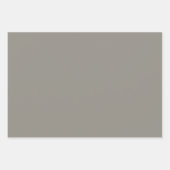 プレーンストーンタウペティンバーウルフグレーシェード3トーン ラッピングペーパーシート (正面)