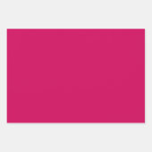 プレーンスペインのカーミンルビンピンクシェード3トーン ラッピングペーパーシート (正面2)