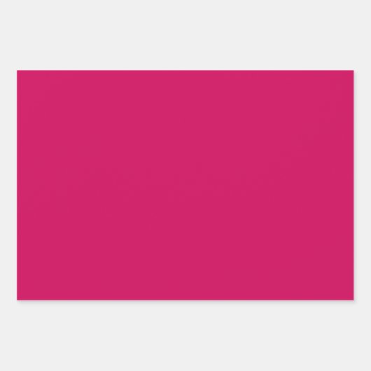 プレーンスペインのカーミンルビンピンクシェード3トーン ラッピングペーパーシート (正面2)