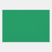 プレーンスペインのハンターテキサス州グリーンシェード3トーン ラッピングペーパーシート (正面)