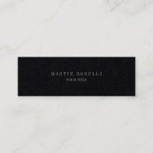 プレーンスリムプロフェッショナルプレミアムブラック スキニー名刺 (正面)