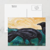 プレーンズ・カラス ポストカード (正面/裏面)