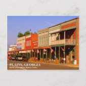 プレーンズ，ジョージア – ジミー・カーター大統領の自宅 ポストカード (正面)