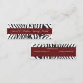 プレーンゼモダンブラ スキニー名刺 (正面/裏面)