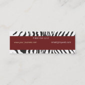 プレーンゼモダンブラ スキニー名刺 (裏面)