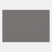 プレーンチャコールライトカーボングレーシェード3トーン ラッピングペーパーシート (正面)