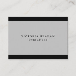 プレーントレンディーグレーブラックプロフェッショナルクリエイティブ 名刺