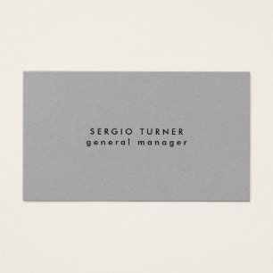 プレーントレンディーミニマルプロフェッショナルプロファイルカード