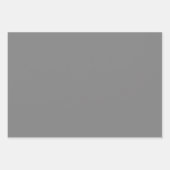 プレーンドルフィンクラウドグレーシェード3トーン ラッピングペーパーシート (正面)