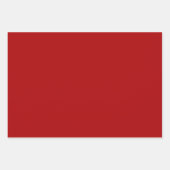 プレーンナショナルマンセルカロライナレッドシェード3トーン ラッピングペーパーシート (正面3)