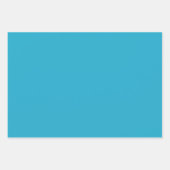 プレーンバイオレットボール鮮やかなブルーシェード3トーン ラッピングペーパーシート (正面2)